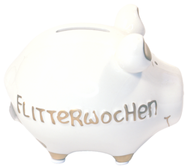 Preview: KCG Kleinsparschwein 3D Flitterwochen C